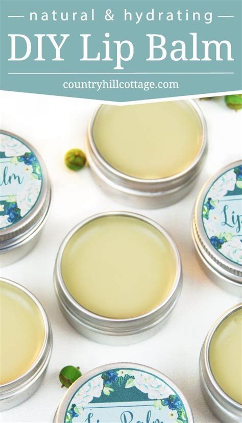 All Natural 4 Ingredient Lip Balm Lip Balm Recipes Shea Butter Lip