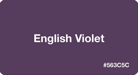 English Violet Color: Best Practices, Color Codes, Palettes & More!