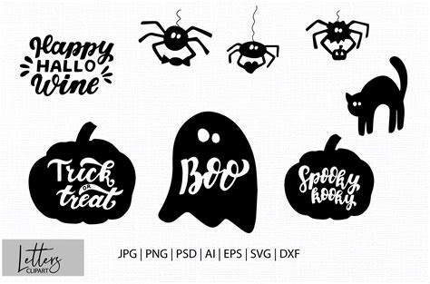 Halloween clipart svg bundle files. Halloween kids, halloween decor, t ...