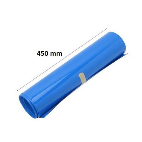 Mm Meter Pvc Heat Shrink Sleeve Blue For Lithium Cell Pack