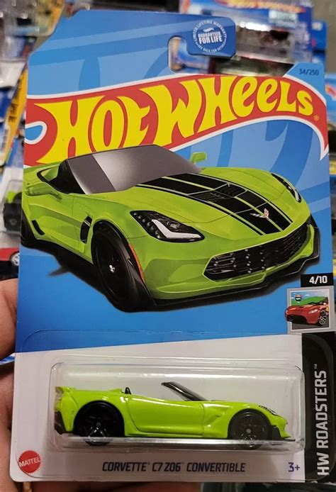 Hot Wheels Corvette C7 Z06 Convertible Red 2023 Hw