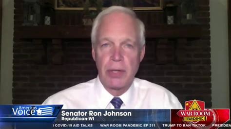 Gop Sen Ron Johnson Accuses Media Of Pushing Coronavirus ‘panic Porn