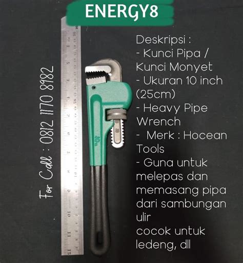 Jual KUNCI PIPA 10 Inch HEAVY DUTY PIPE WRENCH 10 Inch Di Lapak