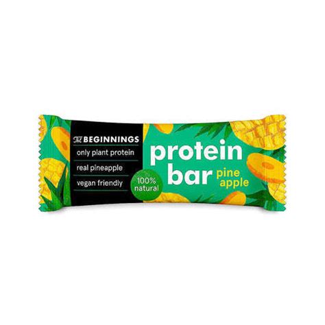 The Beginnings Pineapple Protein Bar 40 G Tilbud Hos Helsemin