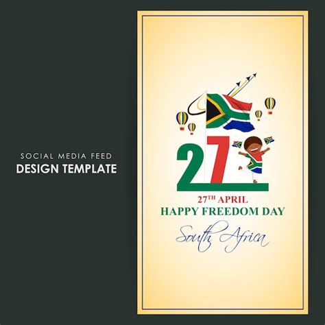 Premium Vector Vector Illustration Of South Africa Freedom Day Social