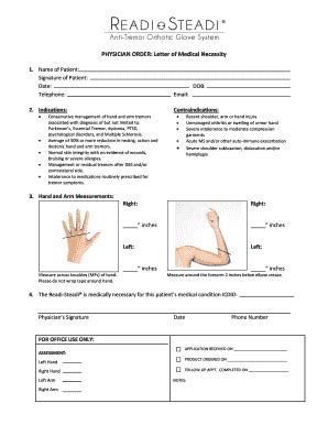 Fillable Online Physician Order Letter Of Medical Necessity Fax Email