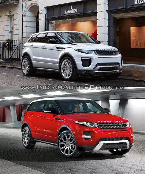 2016 Range Rover Evoque facelift vs 2015 Evoque - Old vs New