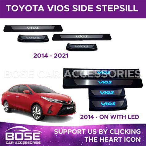 Side Step Sill For Toyota Vios Superman Vios Prime E XE XLE J