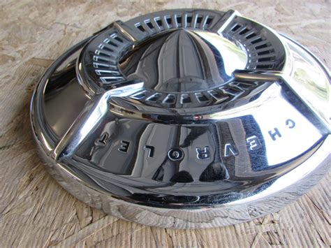 Classic Vintage Chevrolet Chevy Chrome Hub Cap Hubcap 61 62 Impala Bel