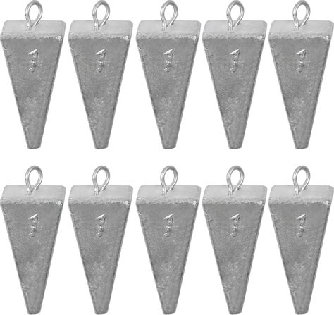 Pyramid Sinkers Fishing Weights Kit Bullet Fishing Weights Sinkers For