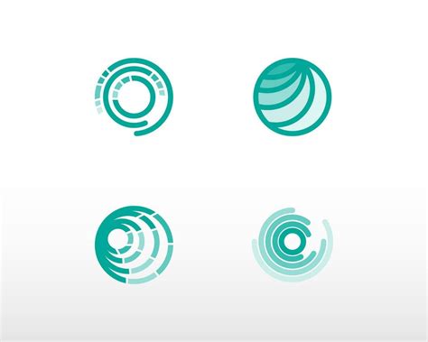Circle Set Logo Creative Simple Circle Logo Tech Circle Logo 36029350