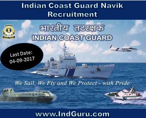 Indian Coast Guard Navik Gd Recruitment Th Pass Apply For