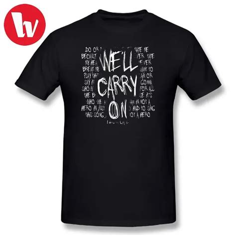 My Chemical Romance T Shirt Mcr Well Carry On T Shirt Men Letter Print