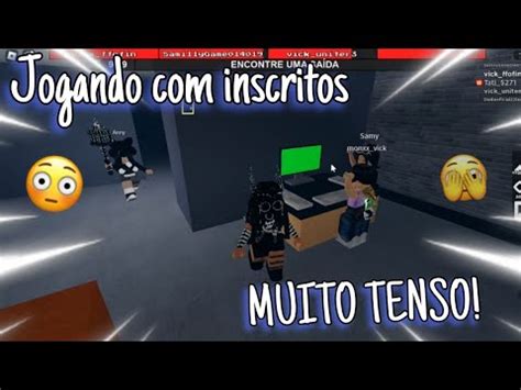 Jogando Inscritos E Amigos Partidas Tensas Roblox Flee The