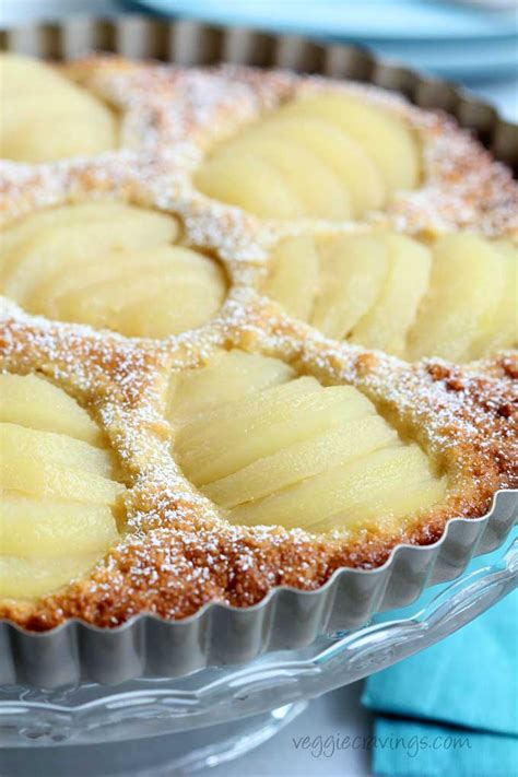 Pear And Almond Tart Dairy And Gluten Free Veggiecravings Free