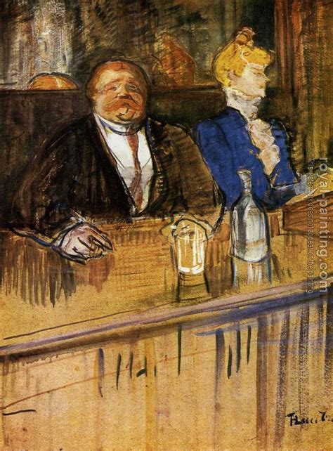 At The Cafe The Customer And The Anemic Cashier By Henri De Toulouse