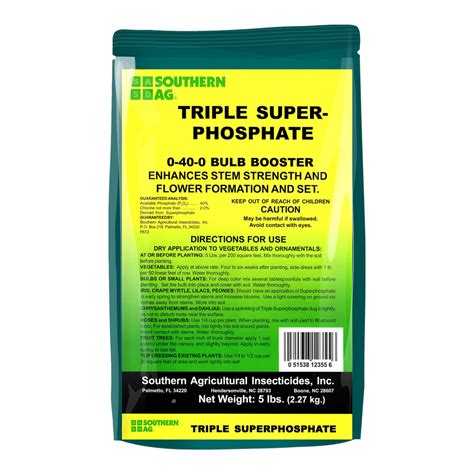 Triple Super Phosphate 0 40 0 Bulb Booster Southern Agricultural