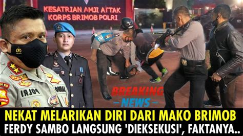 Ferdy Sambo Langsung Di Dor Ditempat Saat Akan Melarikan Diri