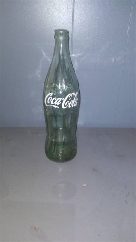 Antique Vintage Oversized Green Coca Cola Pint Oz Bottle Etsy