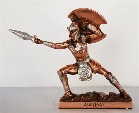 Achilles King Of The Myrmidons Greek Hero Son Of Thetis Etsy