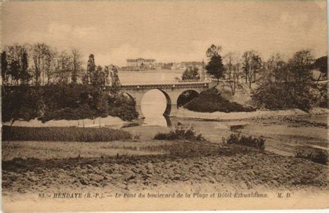 Hendaye Le Pont Du Boulevard De La Plage France Hendaye Cartorum