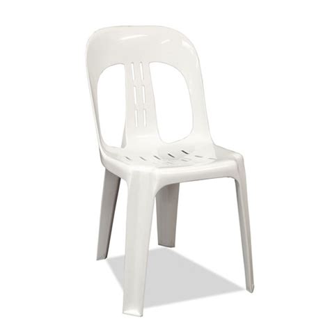 White Plastic Stackable Chair- Strong & Sturdy | Party Hire World