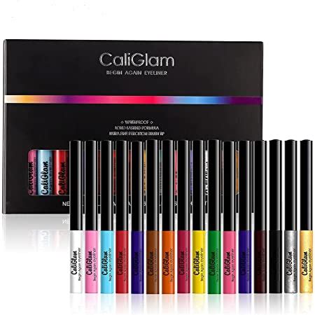 Amazon Bestland Colors Matte Liquid Eyeliner Set Rainbow