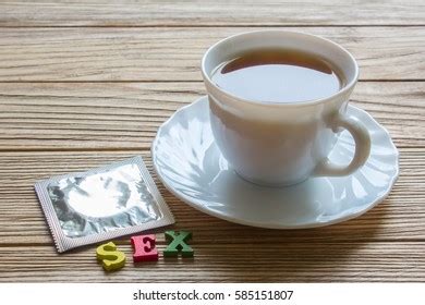 Word Sex Condom Cup Coffee Coffee Stock Photo 585151807 Shutterstock