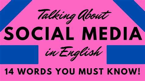 Talking About Social Media In English 14 Words You Must Know Man Writes