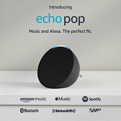 Amazon B Wwt Hfh Echo Pop Full Sound Compact Smart Speaker With Alexa