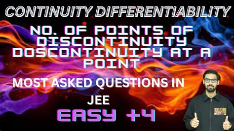 Continuity And Differentiability No Of Points On Non