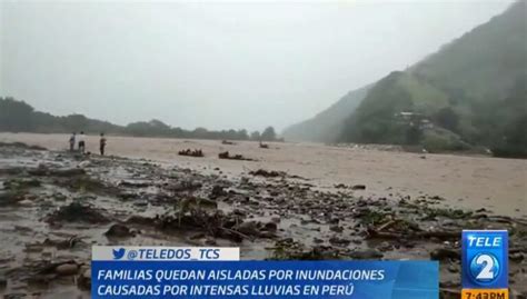 Familias Quedan Incomunicadas Por Inundaciones En Per