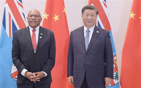 Fiji Pm Rabuka Meets With Chinese President Xi Jinping To Bolster