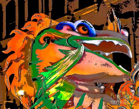 Mardi Gras Parade Float Dragon Photograph By Dennis Tyler Fine Art