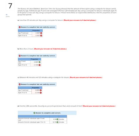 Solved The Bureau Of Labor Statistics American Time Use Chegg