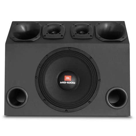 Caixa Trio Completa 980W RMS Woofer JBL Selenium 12MG1000 4R 4 Ohms 12