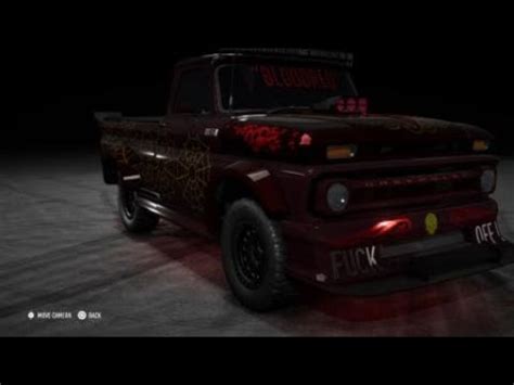 Need For Speed Payback Derelict C Chevy Pick Up Super Build Blood