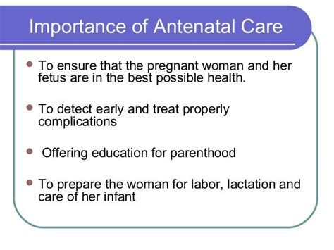 Antenatal Care