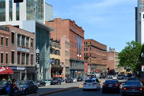 Boston Historic Buildings, Massachusetts, USA Editorial Stock Photo - Image of boston, downtown ...