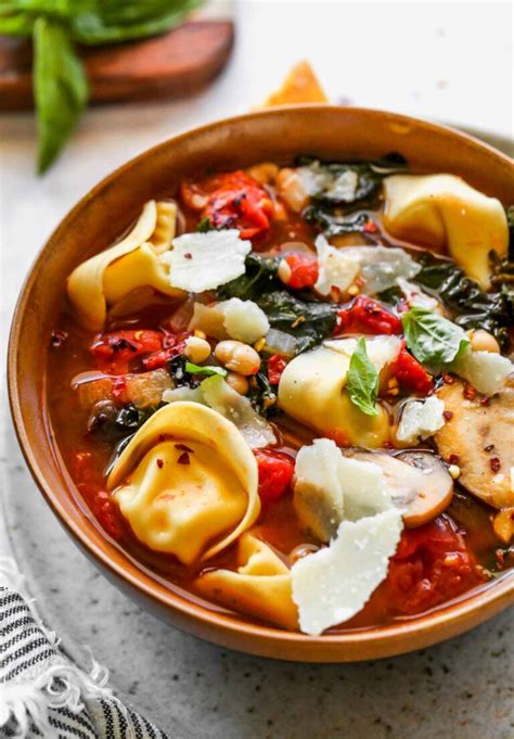 Tuscan Tortellini And Tomato Soup Dishing Out Health