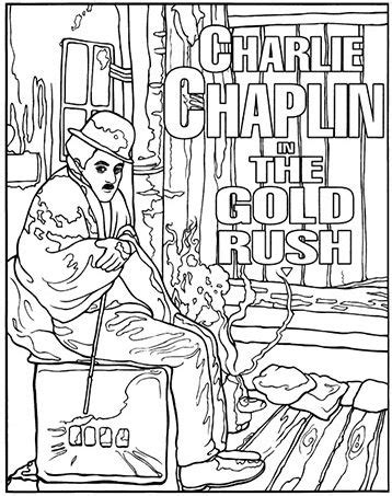 Charlie Chaplin Coloring Page Coloring Books Coloring Pages