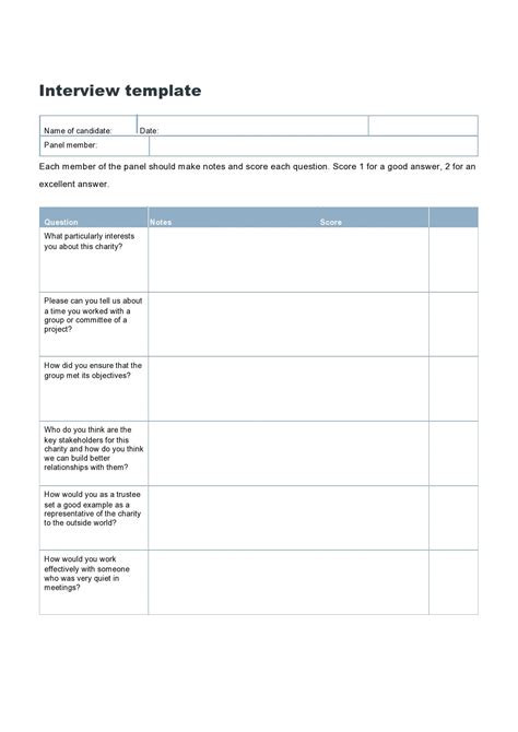 Interview Notes Template At Taradelineblog Blog