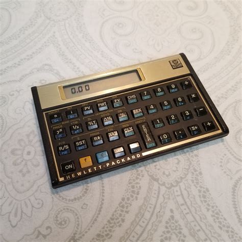 Vintage S Hewlett Packard Hp C Financial Programmable Calculator