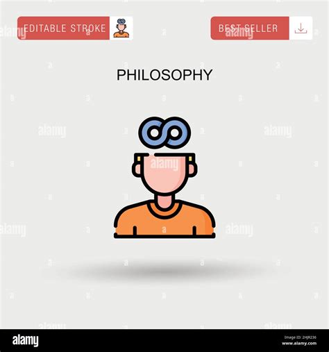 Philosophy Simple Vector Icon Stock Vector Image And Art Alamy