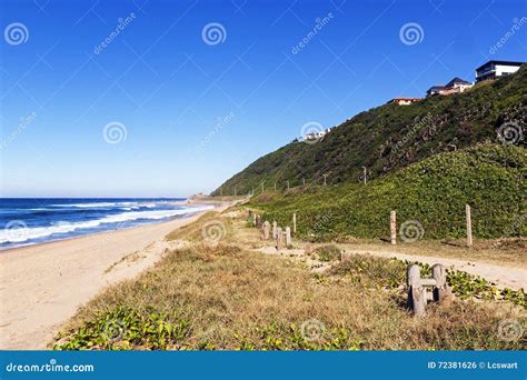 Empty Beach and the Bluff at Brighton Beach Durban Stock Photo - Image ...