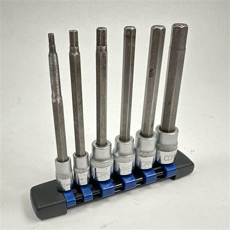 Cornwell 6pc Sae Long Hex Socket Set Shop Tool Swapper
