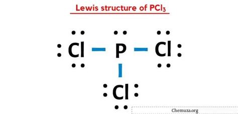 Structure de Lewis PCl3 en 6 étapes avec images Chemuza