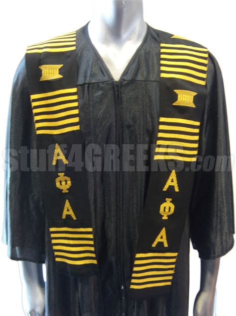 Alpha Phi Alpha Kente Graduation Stole