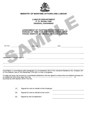 Fillable Online Forms Bahamas Gov MINISTRY OF MARITIME AFFAIRS AND