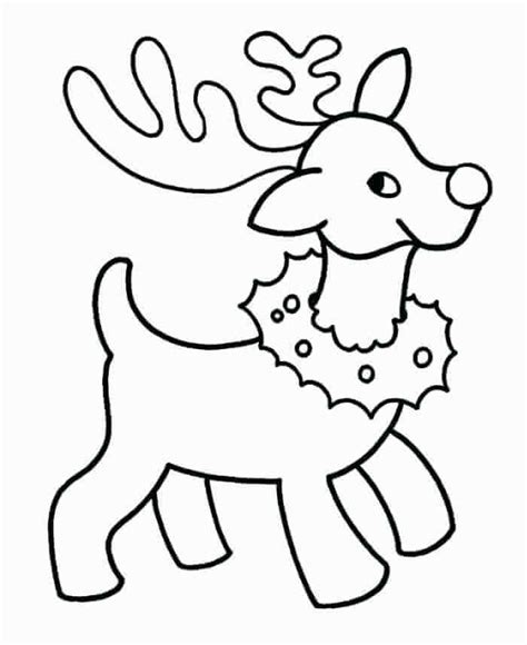 20 Free Christmas Coloring Pages For Preschoolers Printable